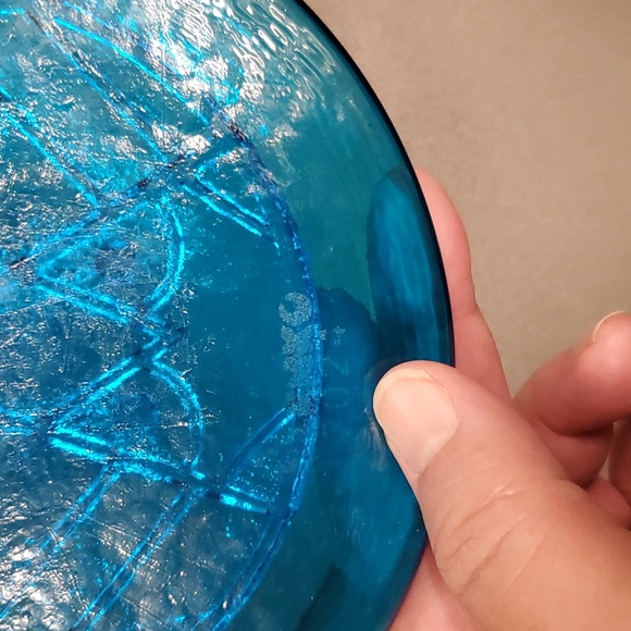 ⭐️ Blenko Owl Family Suncatcher 6" Blue 2024 - Picture 3 of 11